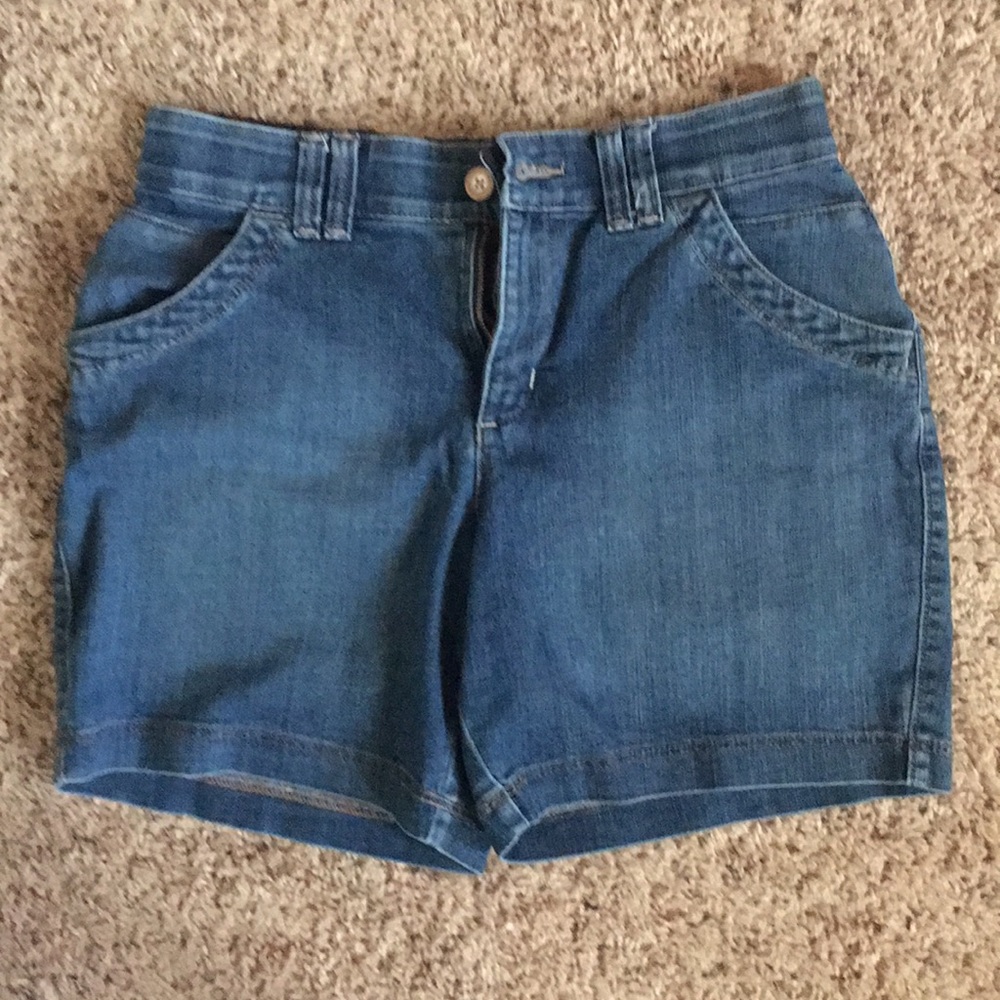 Denim shorts